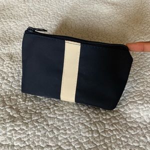 Classy Navy & Beige Cosmetic Bag/ Clutch